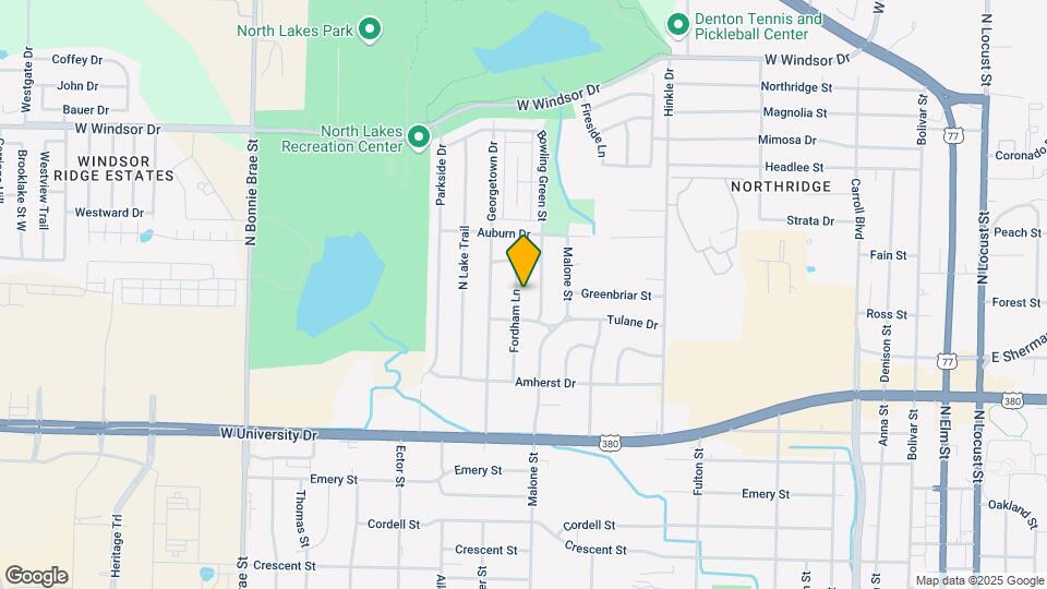 2016 Fordham Ln Mapa y Detalles de la Ubicación