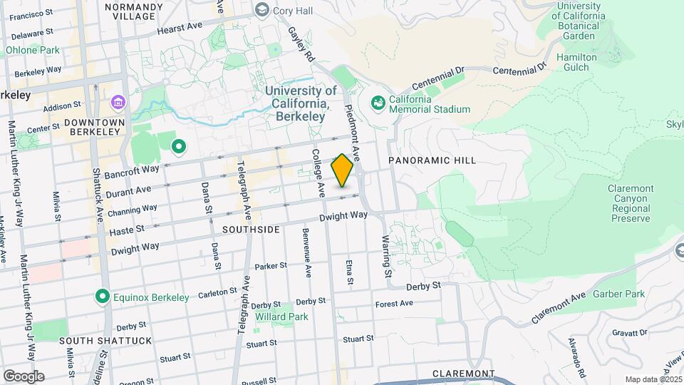 2721 Haste St Map and Location Details