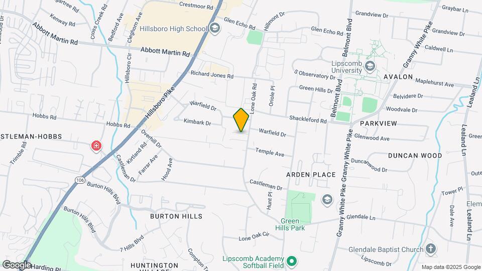 107 Westover Park Ct Map and Location Details