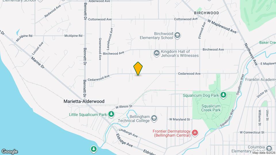 3025 Cedarwood Ave Map and Location Details