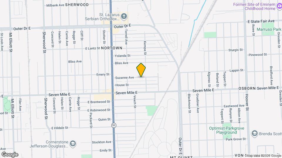 8200 Suzanne Ave Map and Location Details