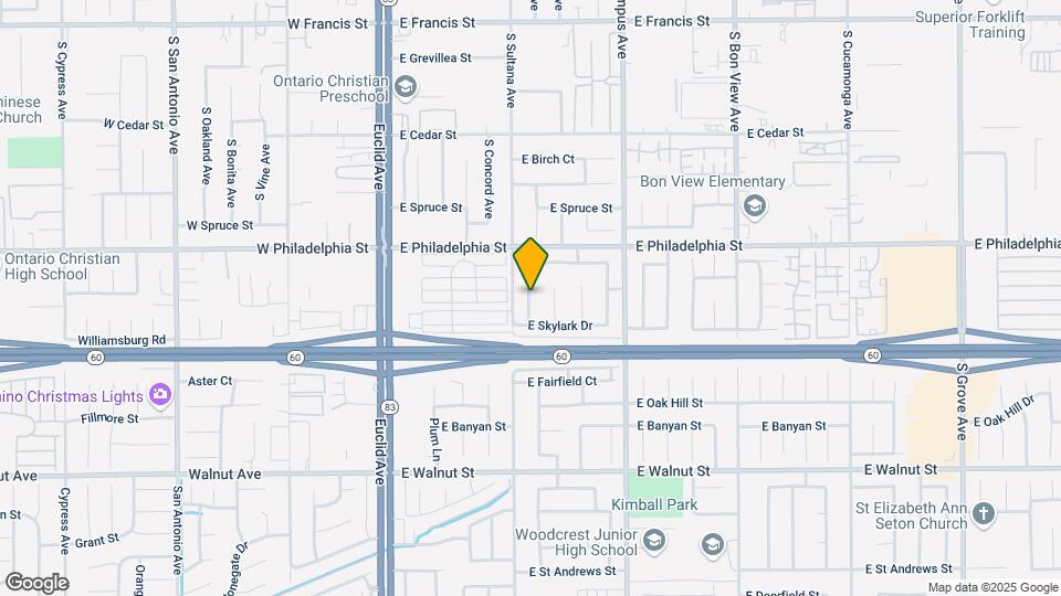 2315 S Pleasant Ave Map and Location Details