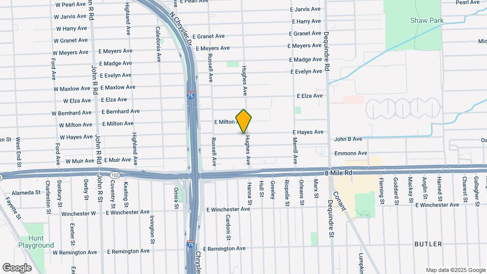 1324 E Hayes Ave Map and Location Details