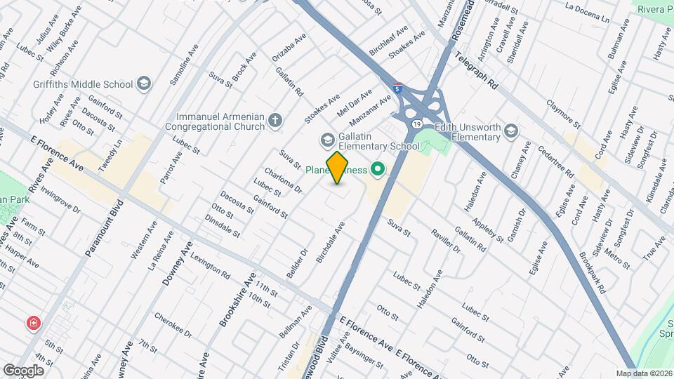 8535 Suva St Map and Location Details