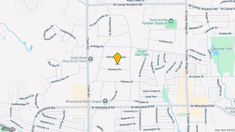 1235 Elsmere Dr Map and Location Details