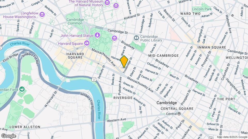 11 Trowbridge St, Unit 2A Mapa y Detalles de la Ubicación
