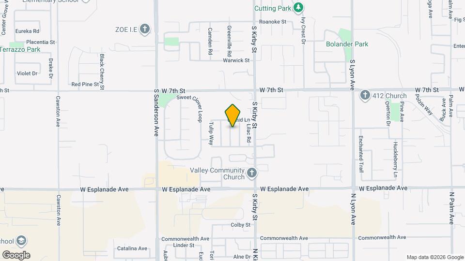 1055 Sundew Way Map and Location Details