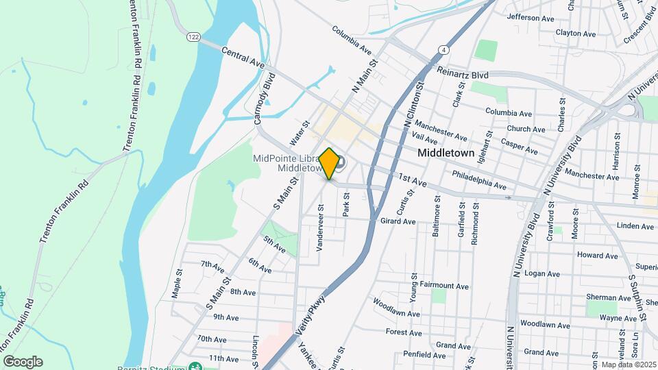 203 S Broad St Map and Location Details