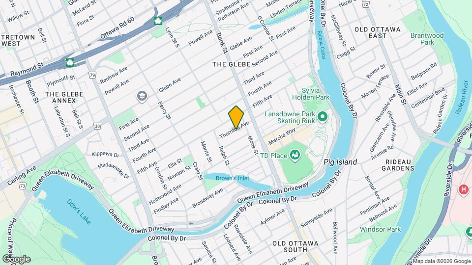 14 Thornton Ave Map and Location Details