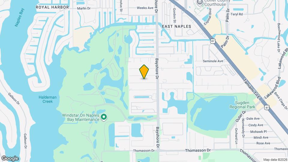 2721 Van Buren Ave Map and Location Details