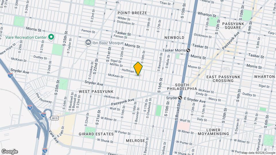 1932 S 18th St Map and Location Details