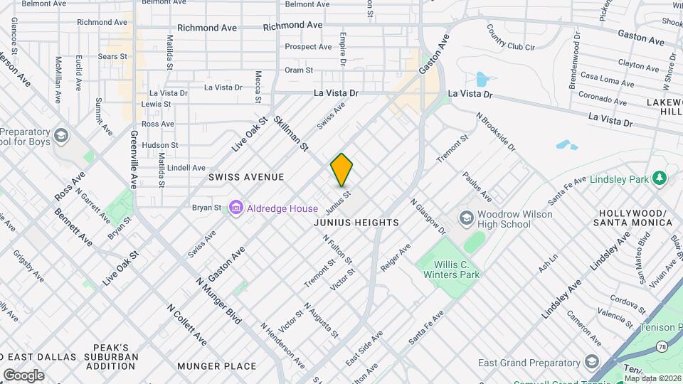 707 Skillman St Map and Location Details