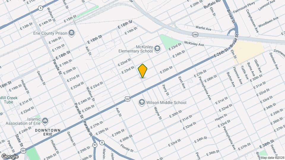 2419 Wayne St, Unit 2nd Floor Mapa y Detalles de la Ubicación