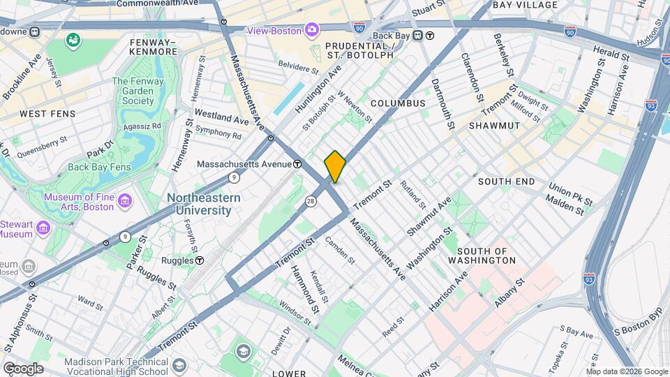 460 Massachusetts Ave, Unit Unit 4 Map and Location Details