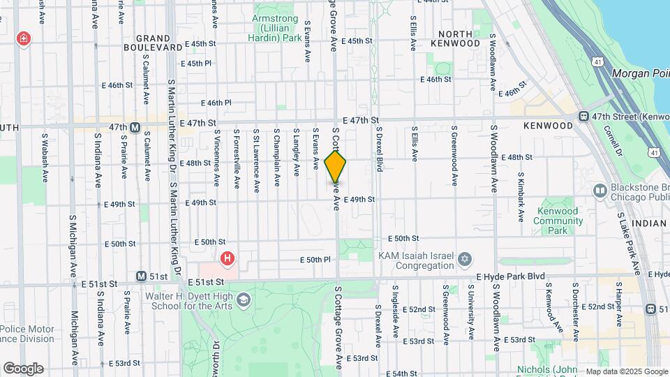4854 S Cottage Grove Ave Map and Location Details