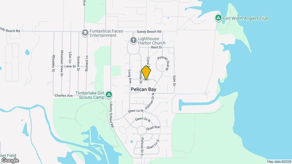 1621 Coral Rd Map and Location Details