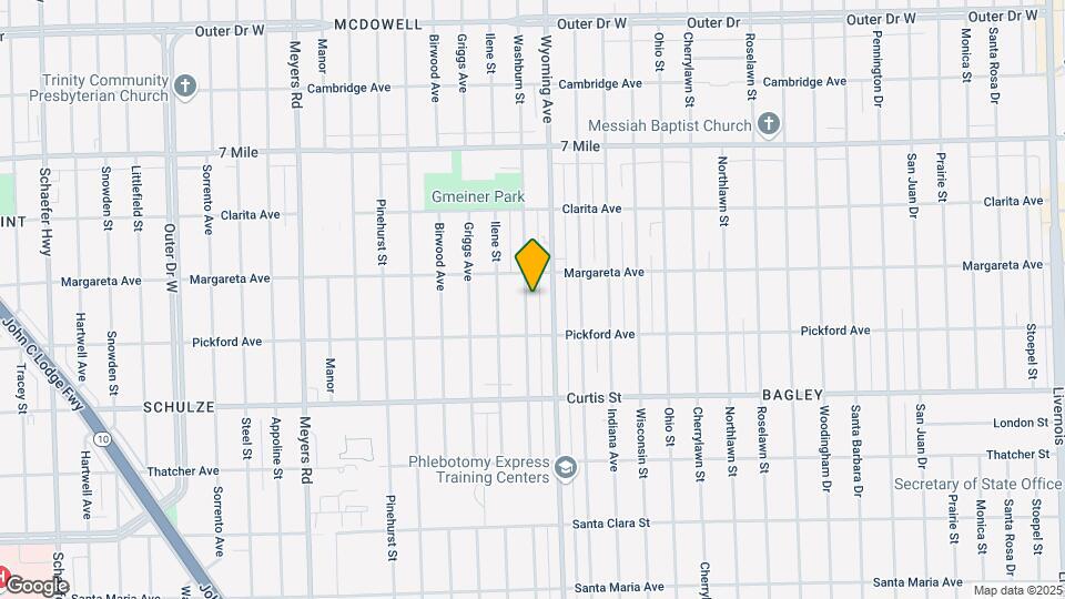 18466 Washburn St Map and Location Details