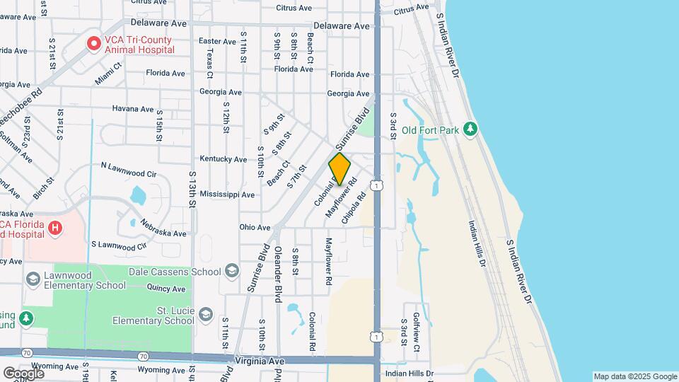 1017 Mayflower Rd Map and Location Details
