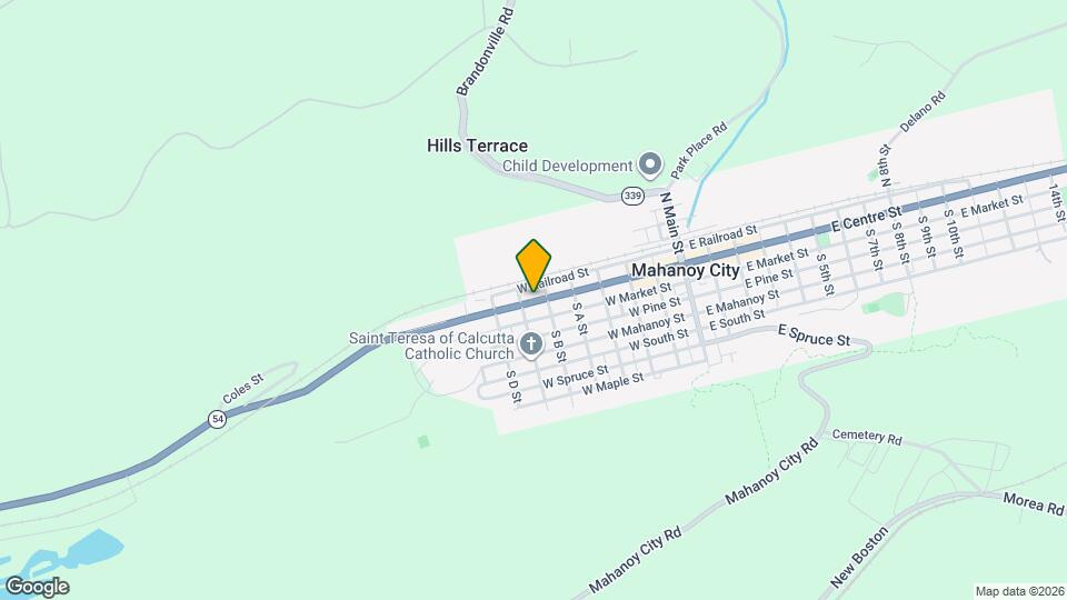 511 W Centre St Mapa y Detalles de la Ubicación