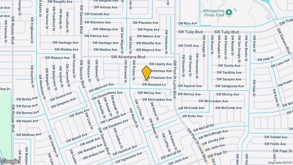 1049 SW Romaine Ln Map and Location Details
