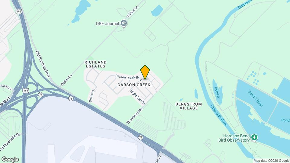 9606 Carson Creek Blvd Mapa y Detalles de la Ubicación