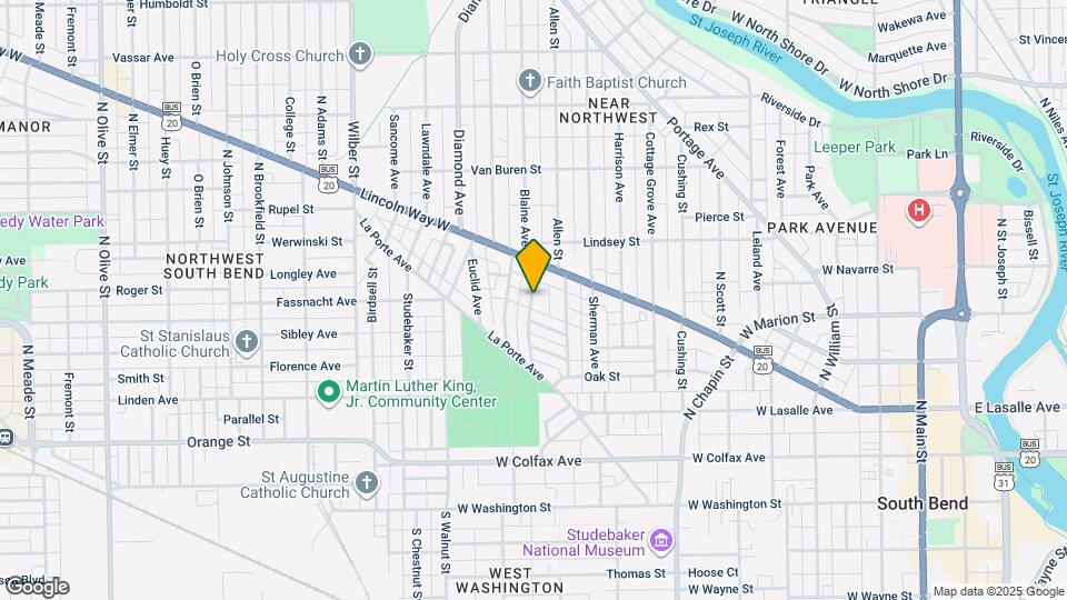 540 Blaine Ave Map and Location Details