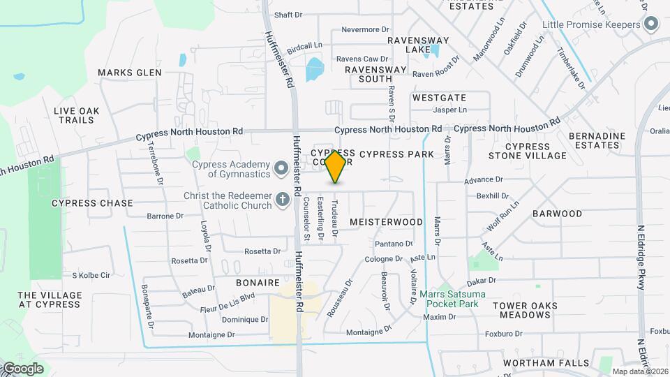 13618 Meisterwood Dr Map and Location Details