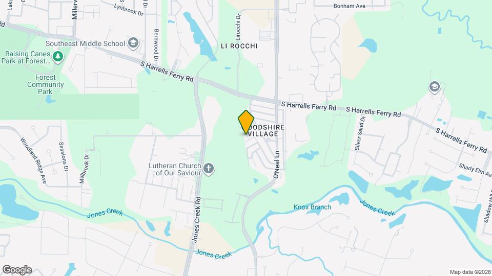 15855 Sunderland Ave Map and Location Details