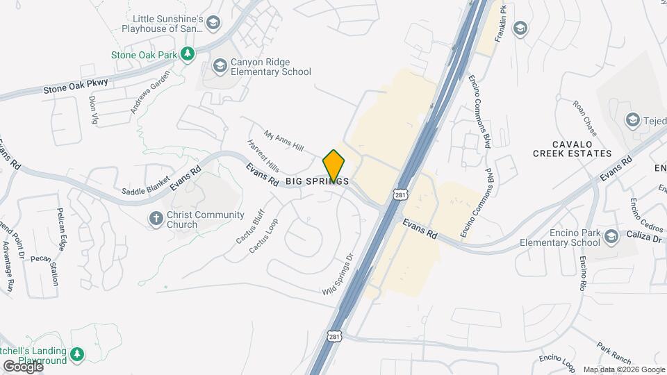 21010 Wild Springs Dr Map and Location Details