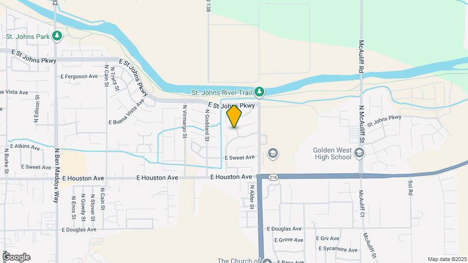 1743 N Maple St Map and Location Details