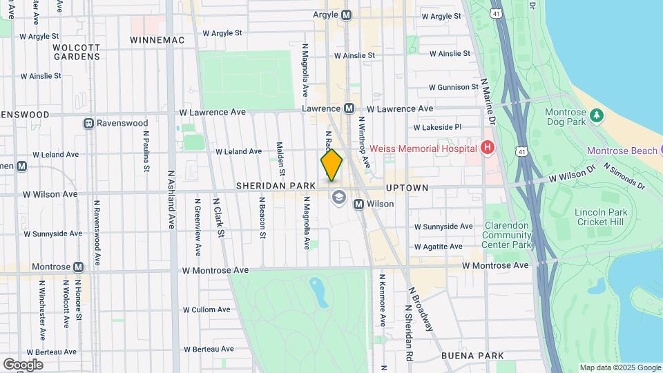 4603 N Racine Ave Map and Location Details