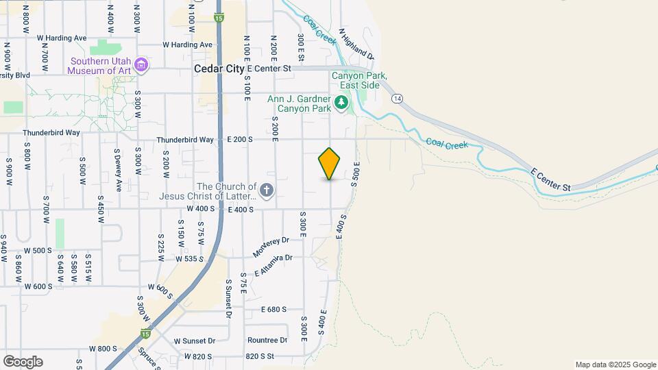 322 S 400 E Map and Location Details