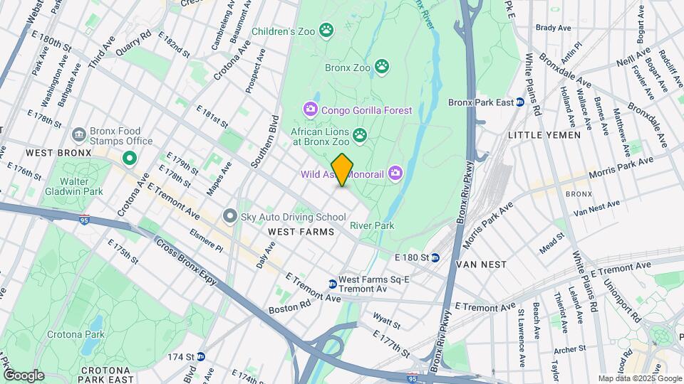 968 Bronx Park S Map and Location Details