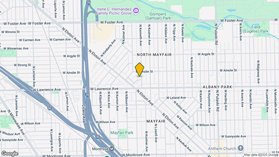 4434 W Gunnison St Map and Location Details