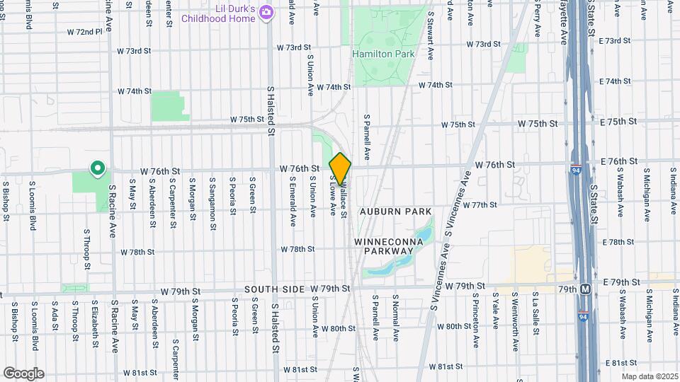 7633 S Lowe Ave Map and Location Details