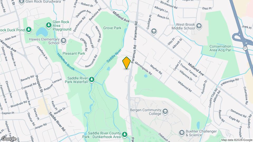 445 Paramus Rd Map and Location Details