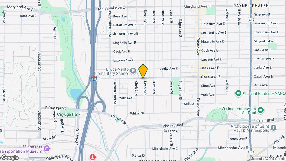 951 Desoto St Map and Location Details