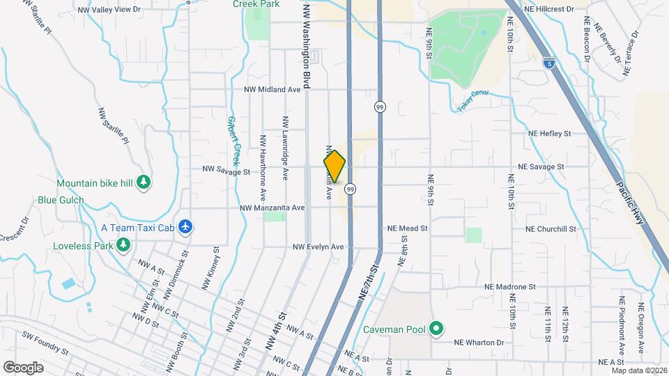 1229 NW Conklin Ave Map and Location Details
