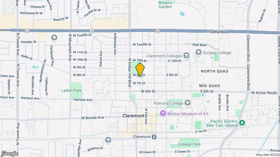 725 Yale Ave Map and Location Details