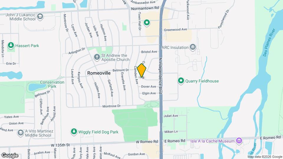 21 Concord Ave Map and Location Details