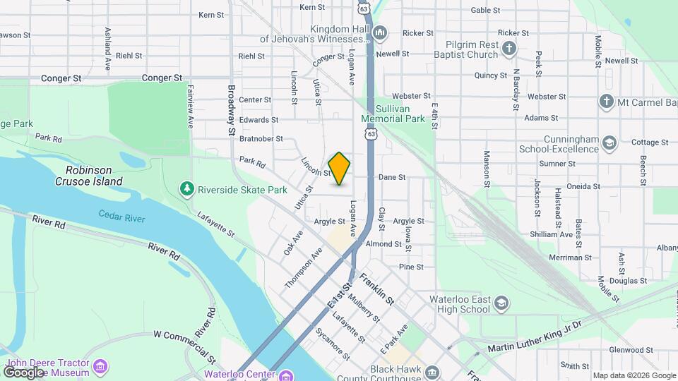 118 Harrison St Map and Location Details