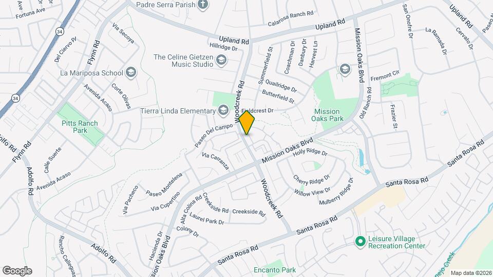 1279 Calle Bonita Mapa y Detalles de la Ubicación