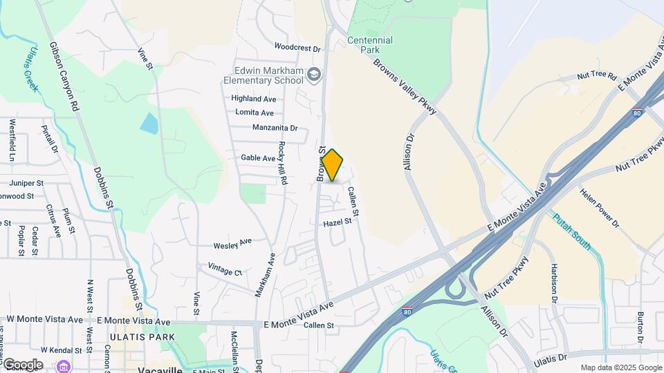 Vacaville Map and Location Details