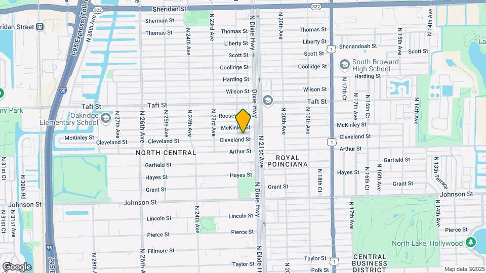 2127 Cleveland St Map and Location Details