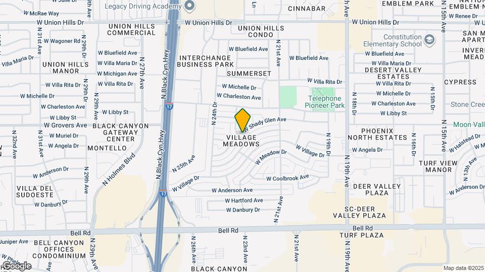 2239 W Shady Glen Ave Map and Location Details