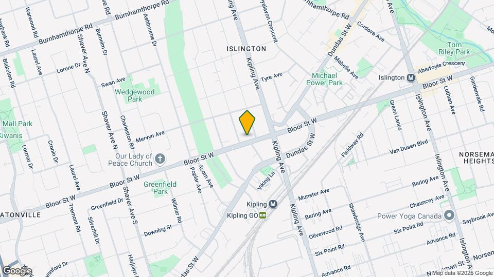 3826 Bloor St W Map and Location Details
