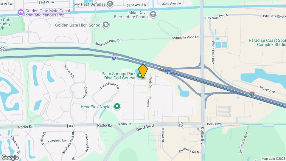 658 Palm Lake Dr Map and Location Details