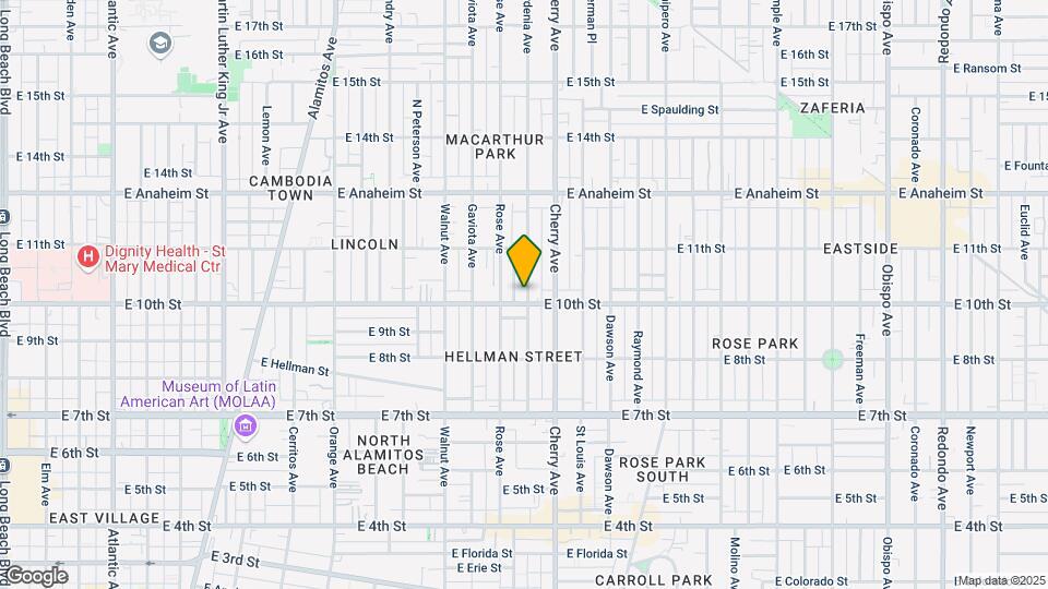 1009 Gardenia Ave Mapa y Detalles de la Ubicación