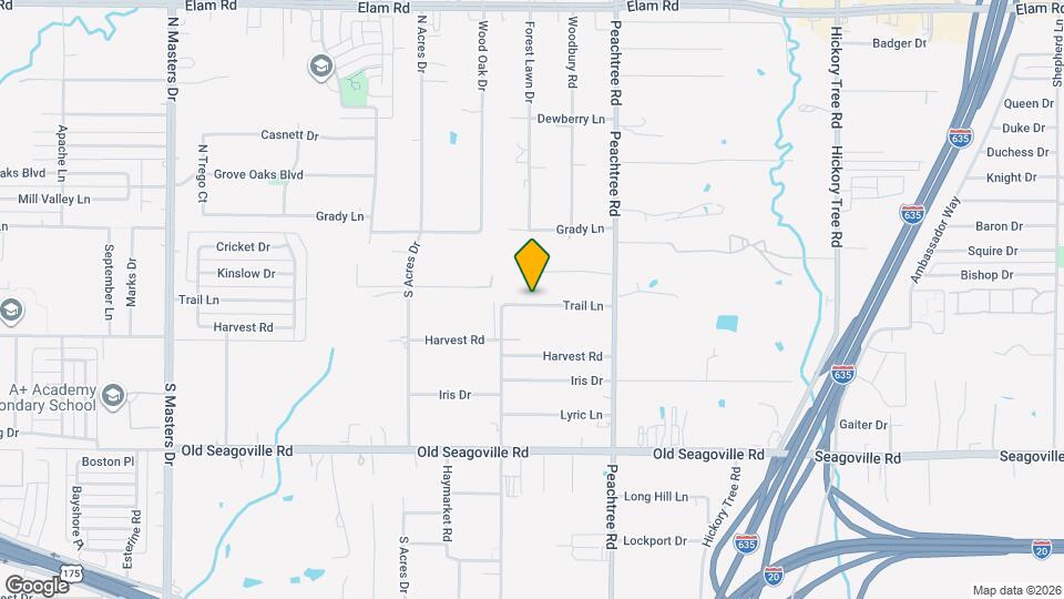 11221 Trail Ln Map and Location Details