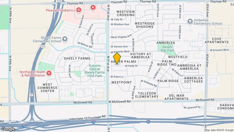 9045 W Holly St Map and Location Details